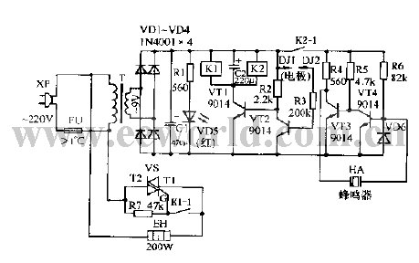 电火锅电路图01
