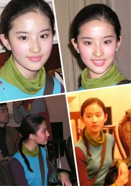 刘亦菲16年前的旧照在没有美颜相机的年代一张脸像被天使吻过