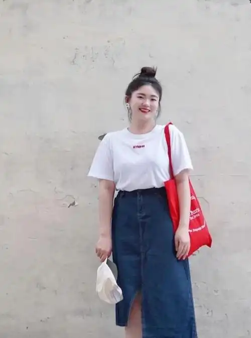 150斤也美得出奇|脸型|刘海|发型|穿搭|黑长直|胖女孩|身材比例_网易