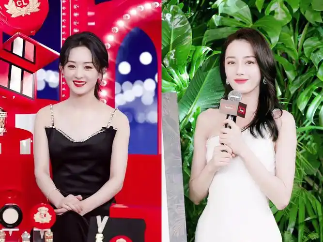 赵丽颖和迪丽热巴太美了