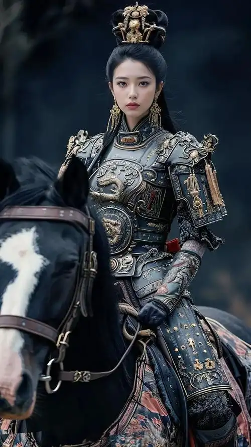 壁纸分享,英姿飒爽的女将军,巾帼不让须眉