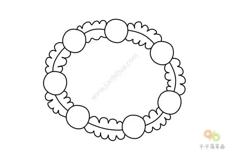 手链简笔画的图片,手链简笔画有步骤的,手链简笔画,手链的画法,手链简