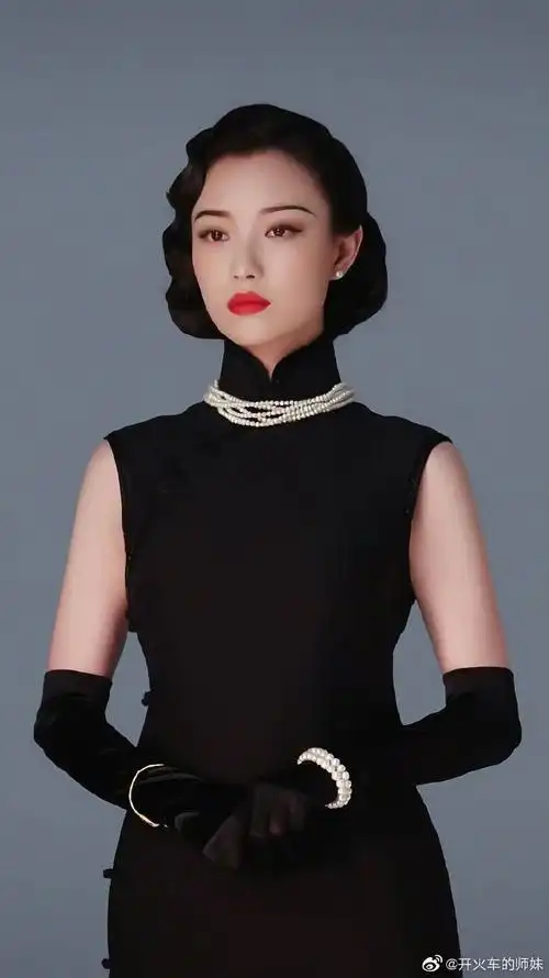穿旗袍的倪妮,媚而不妖,什么水平