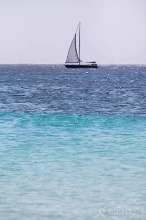 在开阔的海洋帆船