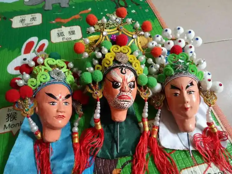 木偶头,盔!#非遗传承 #铁枝木偶 #非物质文化遗产手工制作 - 抖音