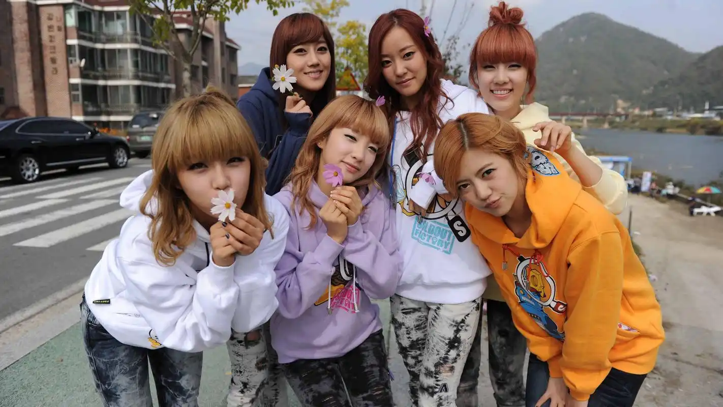 rainbow组合韩国美女组合桌面壁纸