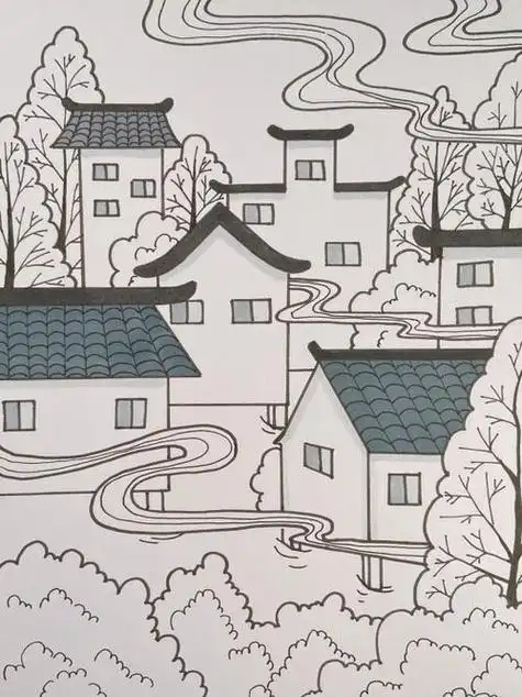 房子简笔画小红书app