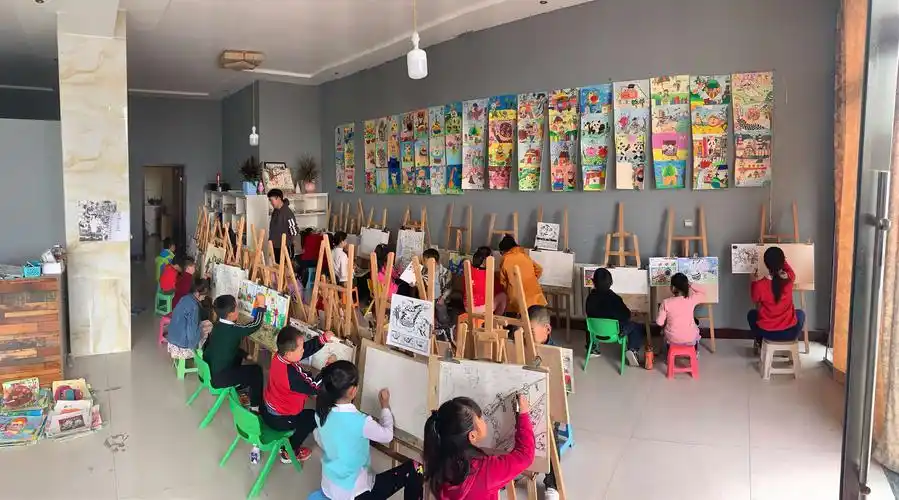 【乌审召镇蒙汉双语专业绘画,书法,识字培训班】暑假开始招生啦
