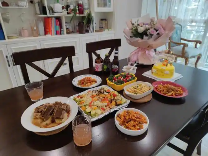 闺蜜30岁生日餐桌