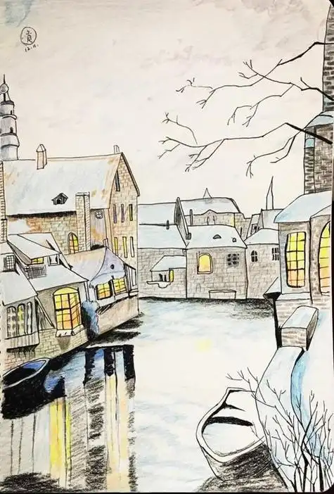 简易风景画画风景又简单又漂亮