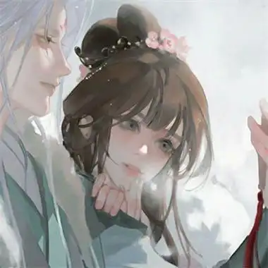 仙气十足的古风情侣双人情侣头像图片 绝美好看的动漫古风情头集_动漫