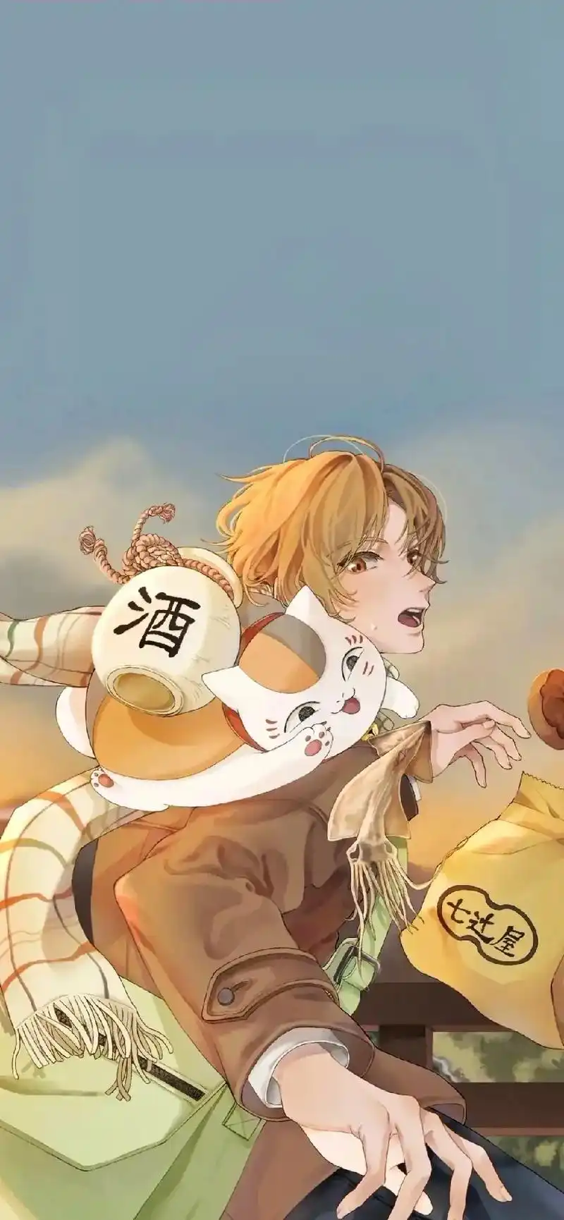 治愈系壁纸系列,夏目友人帐超清经典壁纸,只有看过的人才能明白 - 抖