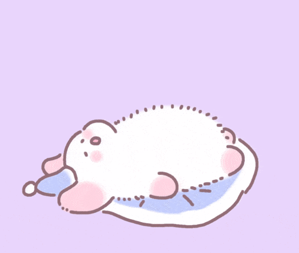 精选动图中秋节超可爱的小兔兔