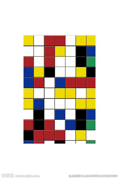 彩色方格拼接底纹图案图片