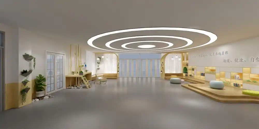 新鲜出炉的幼儿园大厅设计案例