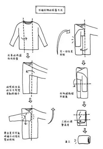 学会了这位日本妹子的叠衣法冬天再多衣服也不乱啦