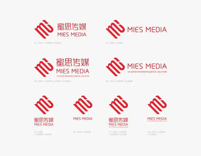 蜜思传媒 logo设计