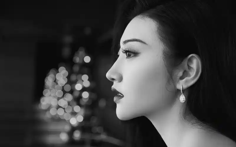 景甜鱼尾裙性感高清桌面壁纸_大陆明星_壁纸下载_美桌网