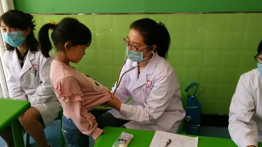 我健康 我快乐――玉华幼儿园进行幼儿体检活动