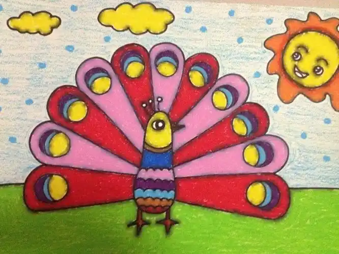 儿童作品(7一9岁儿童画)