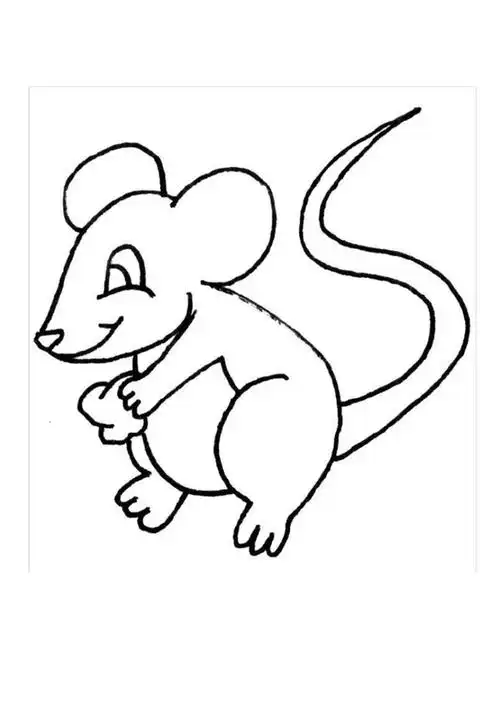 小老鼠简笔画