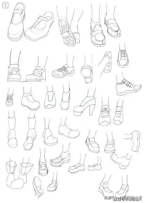 各种鞋子简笔画各种鞋子简笔画图片