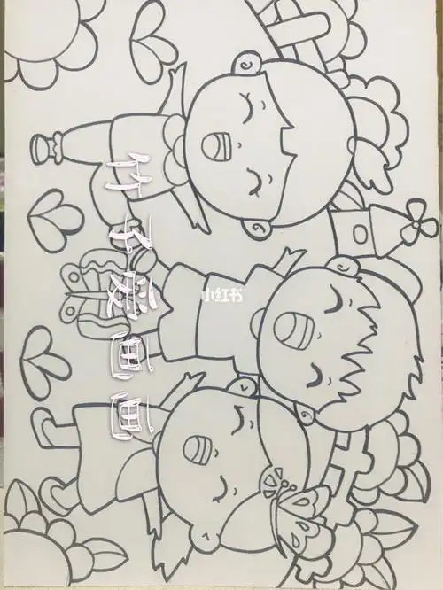 快乐六一简笔画教程简笔画教程生活记录日常片段