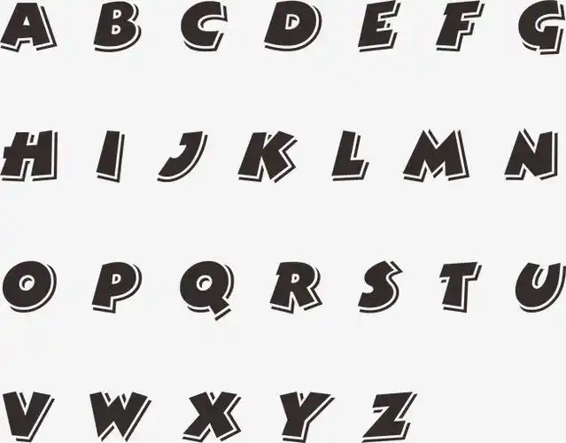 字母字体设计_字母设计png素材-90设计