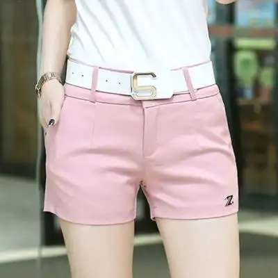 2019夏季新款时尚休闲女士短裤薄款热裤大码修身显瘦西装短裤女潮