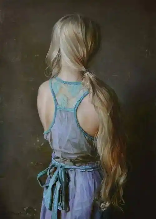 俄罗斯艺术家最美人体油画,性感逼真,宛如高清照片_作品_基里亚_马什