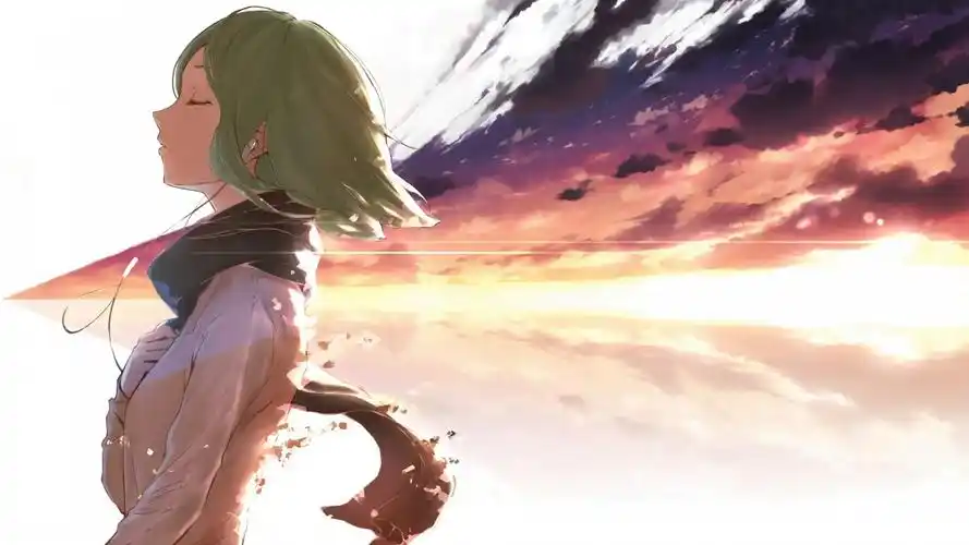 云 艺术 女生 唯美8k动漫图片,4k高清动漫图片,娟娟壁纸