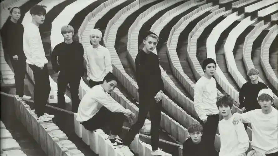 韩国男团exo全体成员画报写真电脑桌面壁纸下载3