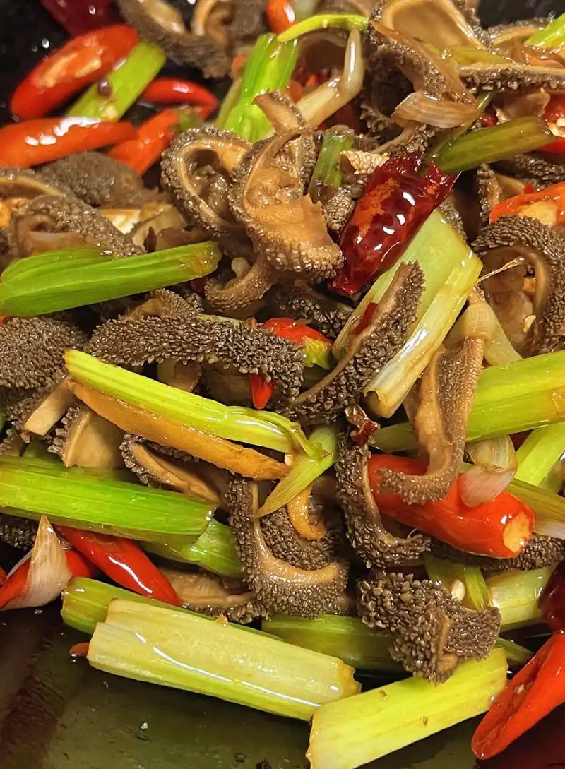 简单又好吃的家常菜97爆炒羊肚|||又辣又香好吃到无法拒绝,经常去的