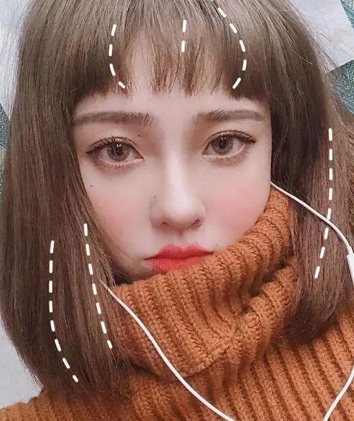 发型设计 > 正文  大脸的女生剪什么刘海好看 女生脸大剪什么刘海好看