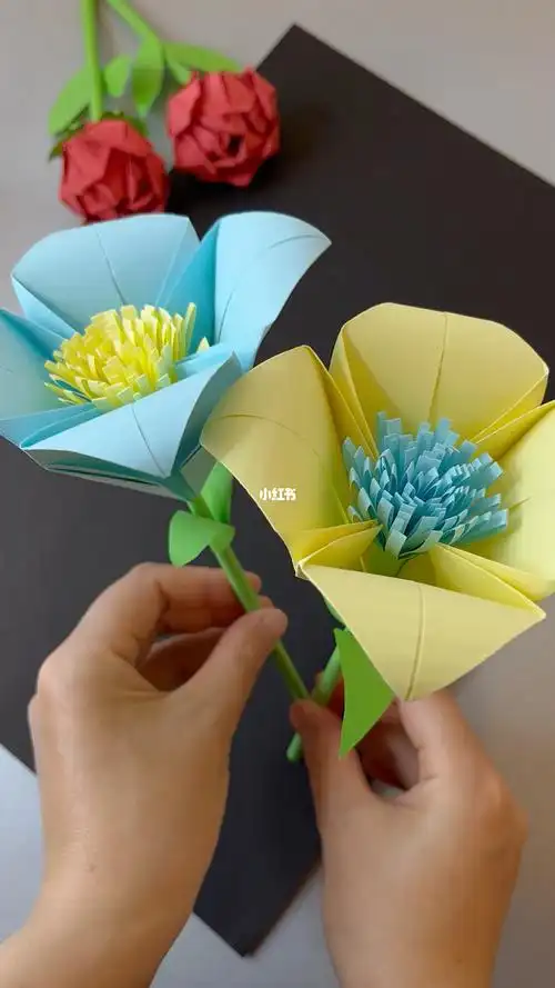 纸花_纸花_手工制作_手工diy_亲子手工_母亲节去哪玩_手工纸花_兴趣