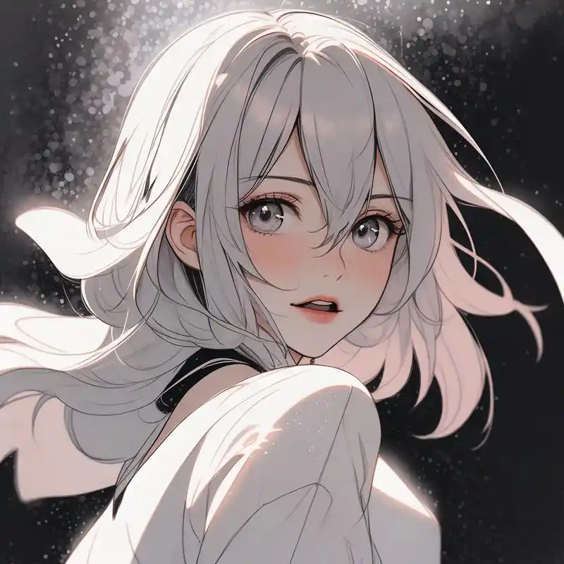 92动漫女孩头像,话筒与风采