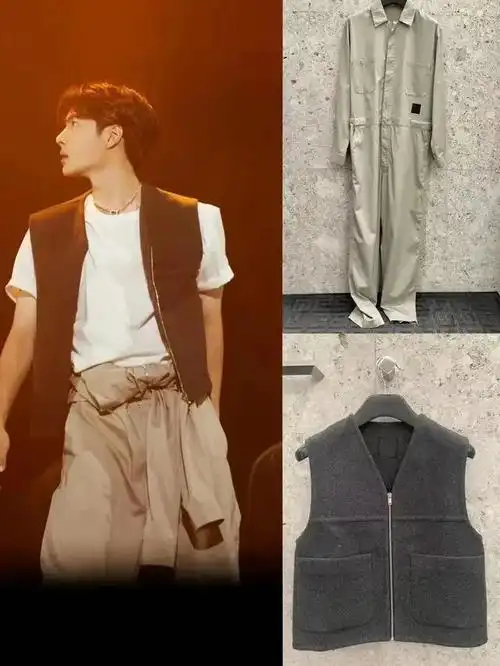 乐华家族团聚大合影,身穿休闲装的王一博,没有华服低调又亮眼