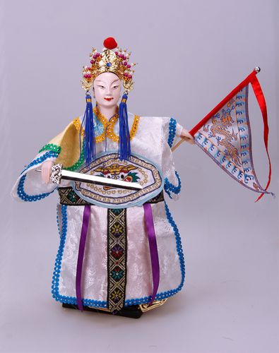 木偶周瑜三国演义漳州布袋特色手工手工艺艺术中国摆件