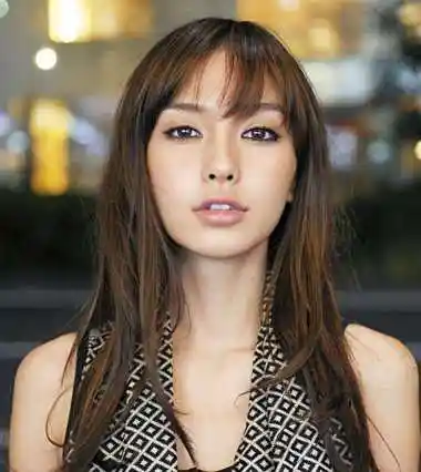 鹅蛋脸适不适合平刘海杨颖红唇平刘海是什么样的