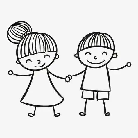 小男孩简笔画小女孩简笔画超可爱的卡通人物男孩女孩简笔画关键词