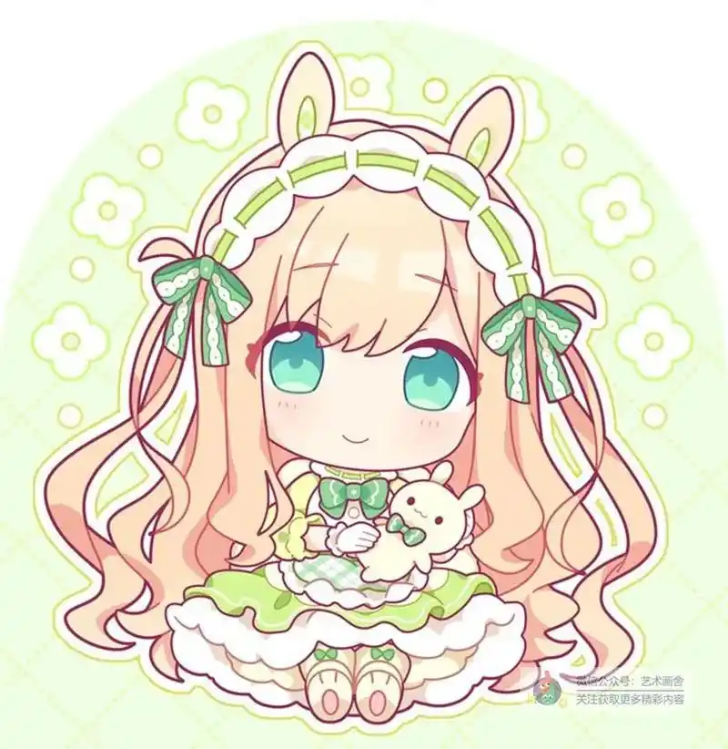 q版动漫|超可爱萌系女生,高清素材大放送!