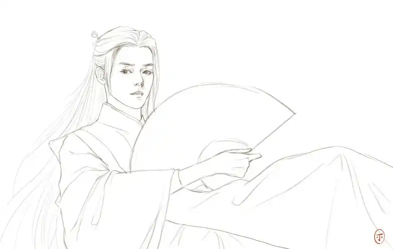 山河令 温客行(附线稿)