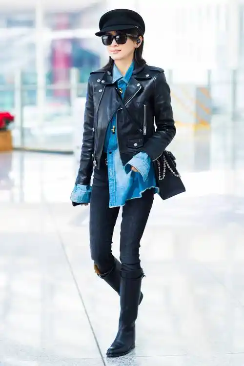 瞧王子文这样来穿,显高显腿长,真洋气_高个子_女生_时尚