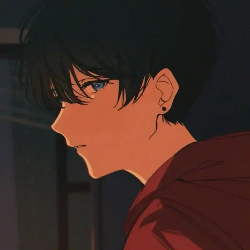 忧郁男生头像 但愿日子清静,抬头遇见的都是柔情 星光不问赶路人,时光