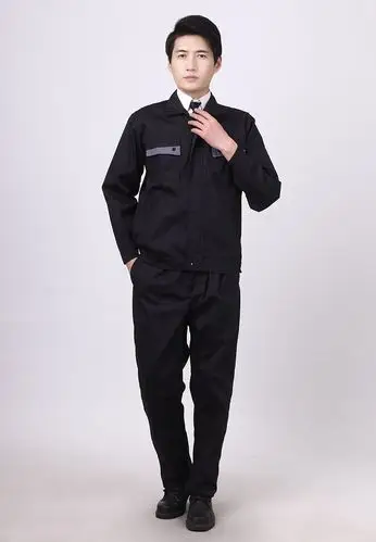 劳保服 圣安迪 工程服 工作服 劳保服 汽修服装 春秋长袖工装上衣 男