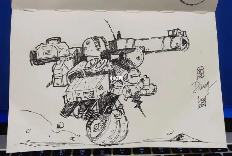 每日一画自行火箭筒04