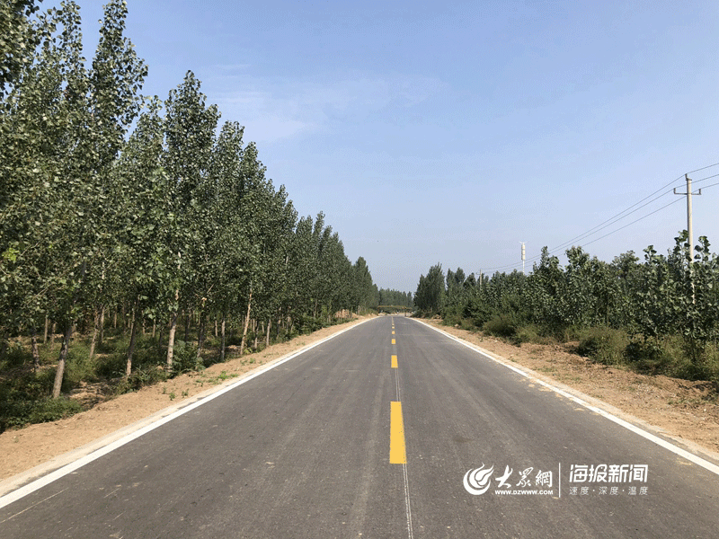 禹城人大代表用一条柏油路"连通"6个村子