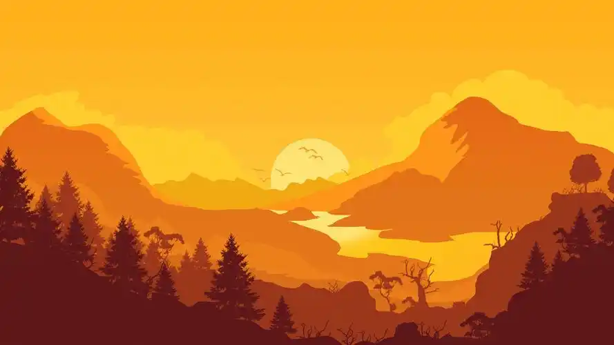 firewatch日出最小4k(4k)- firewatch墙,游戏壁纸,高清壁纸,4k壁纸