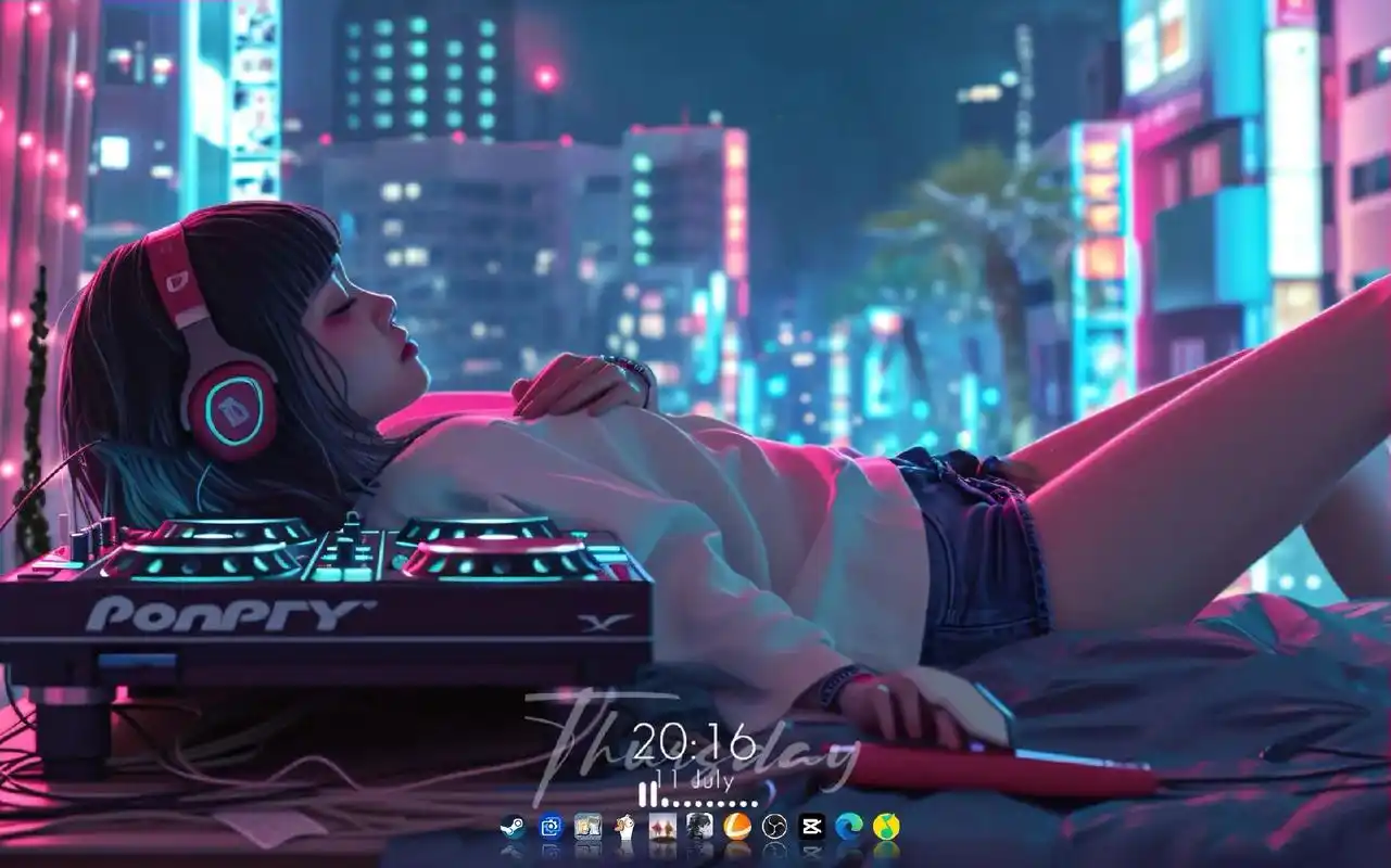 wallpaper #电脑壁纸 1.朋克少女 2.sy 清凉一夏