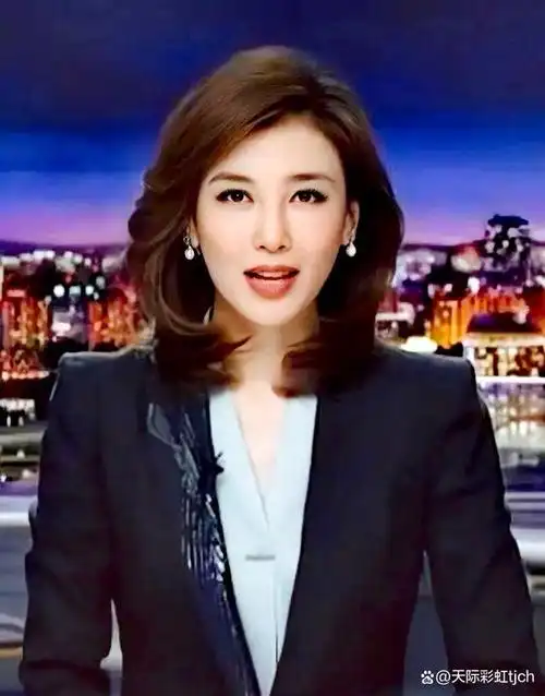 李红,中央电视台女主持人